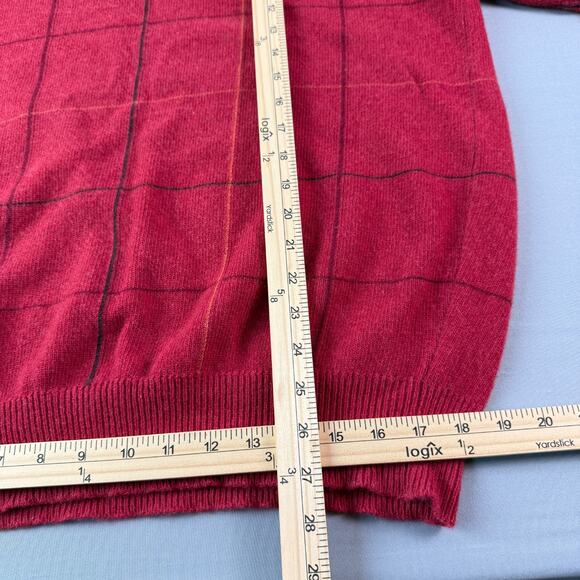 Tuttle Golf Collection 100% Cashmere Made in Scotland Crew neck Sweater Men's XL - Picture 12 of 16